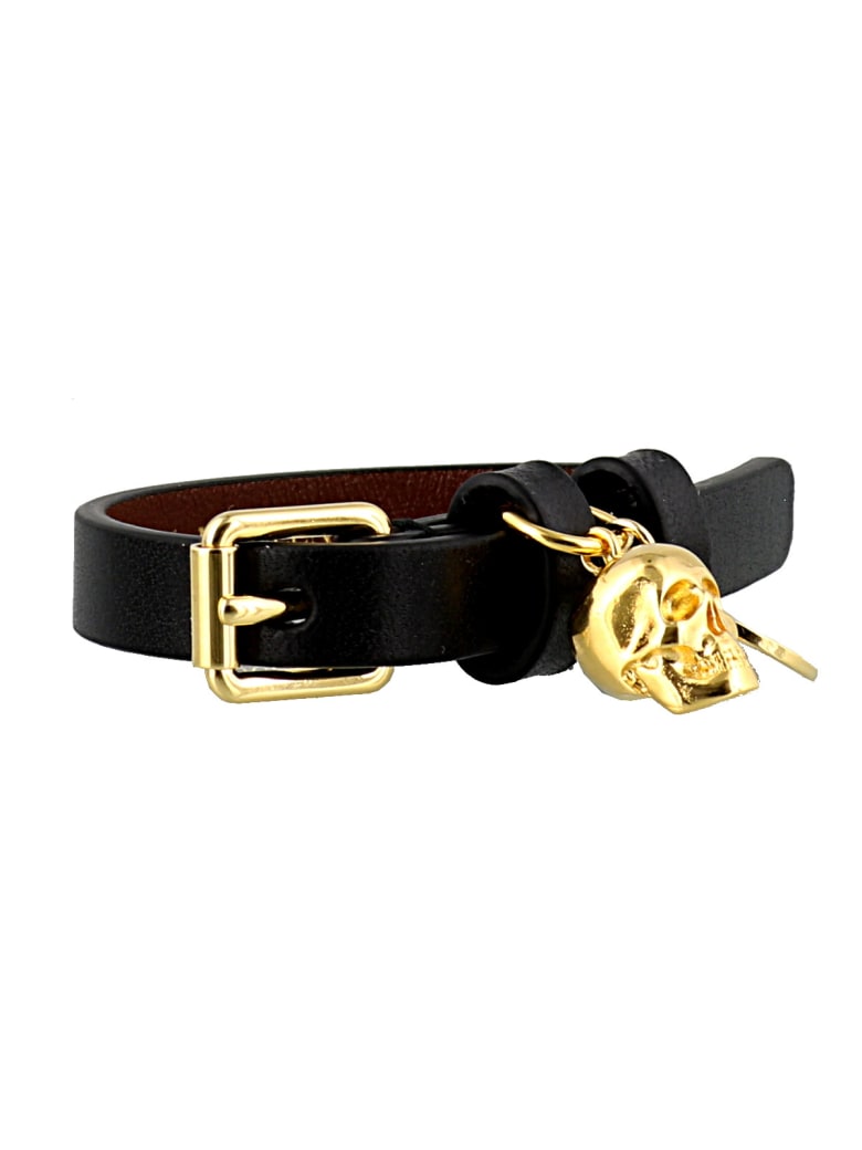 Alexander McQueen Bracelet Skull Single Wrap