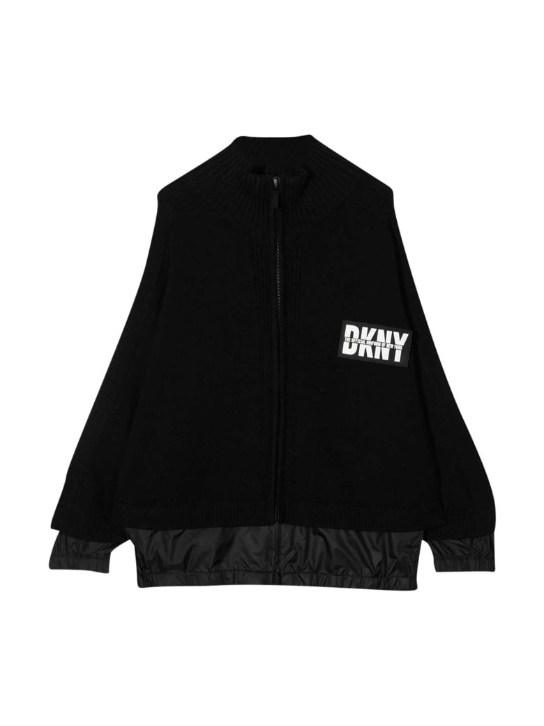 DKNY Black Bomber Jacket - Nero