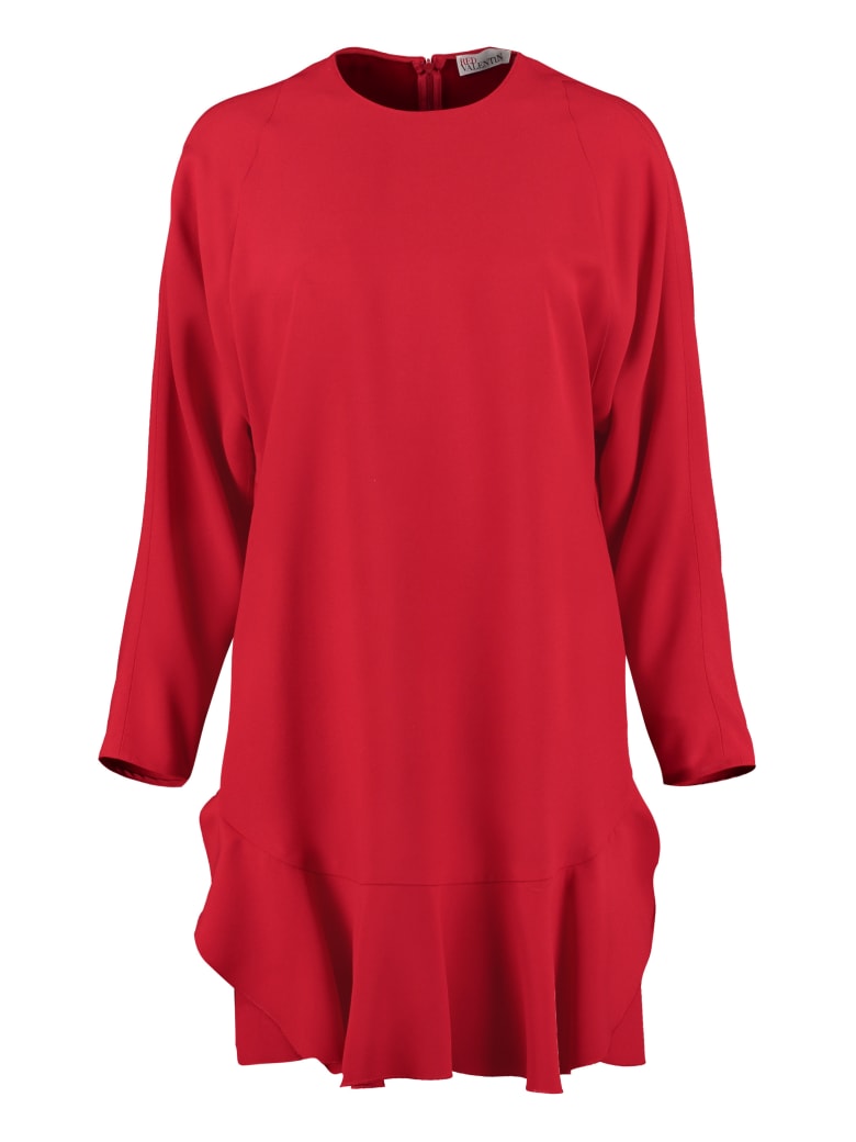 RED Valentino Crepe Cady Dress - red
