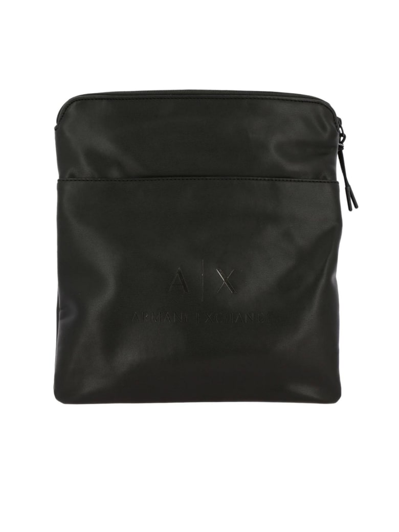 armani exchange leather bag