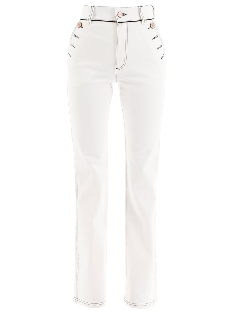 chloe high waisted jeans
