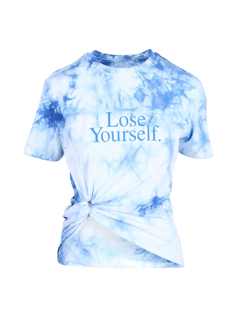 Paco Rabanne 'lose Yourself' Cotton T-shirt - Blue