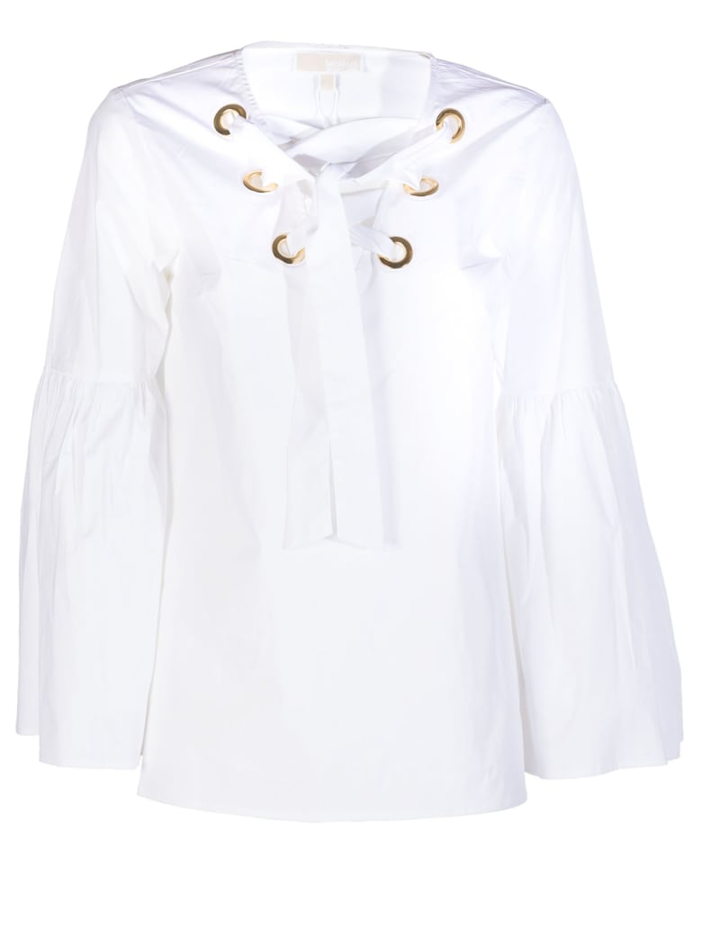 michael kors white blouse