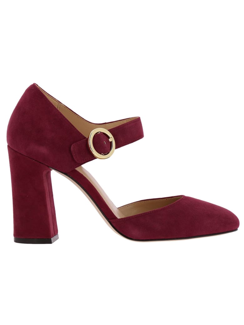 michael kors red high heel shoes