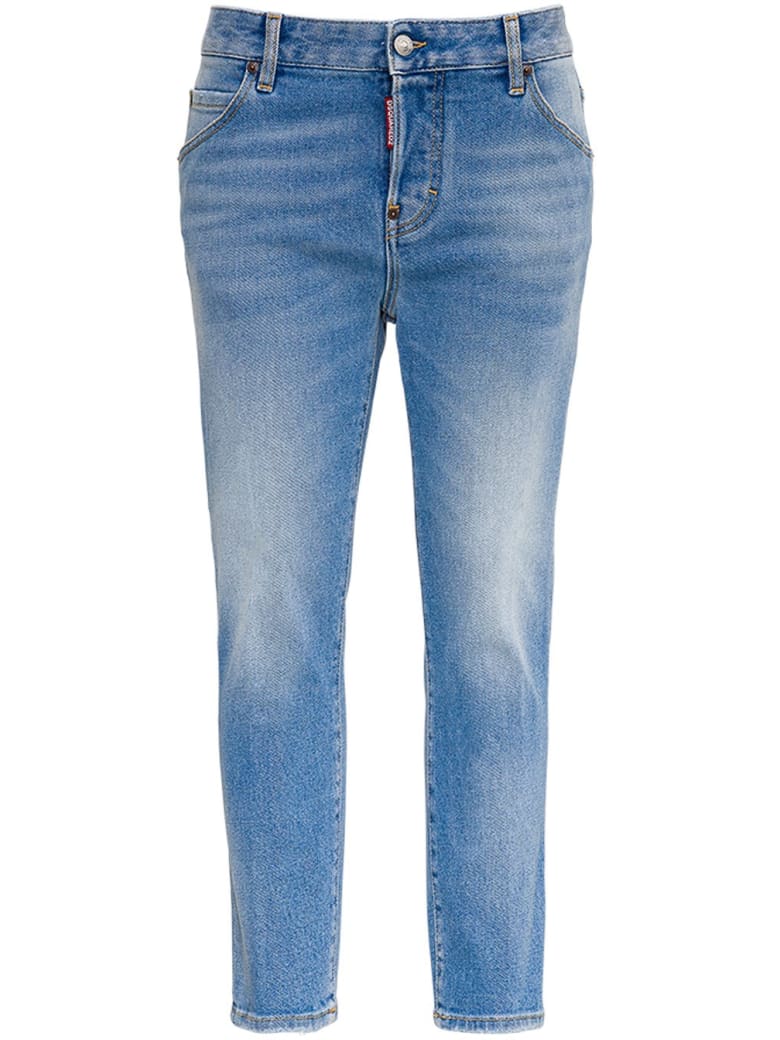 Dsquared2 Stone Washed Jeans - Blu