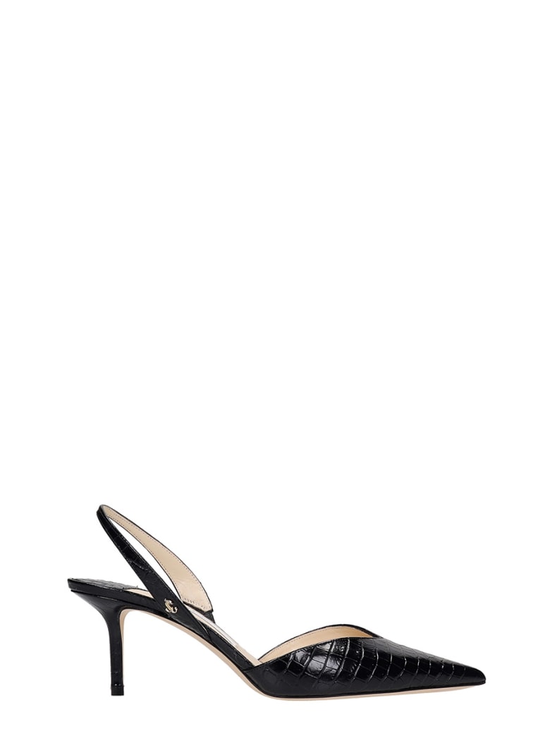 Jimmy Choo Thandi 65 Pumps In Black Leather - black