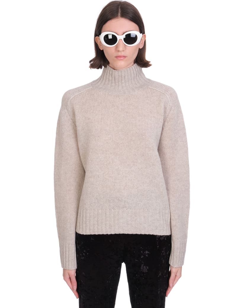 Acne Studios Knitwear In Beige Wool - beige