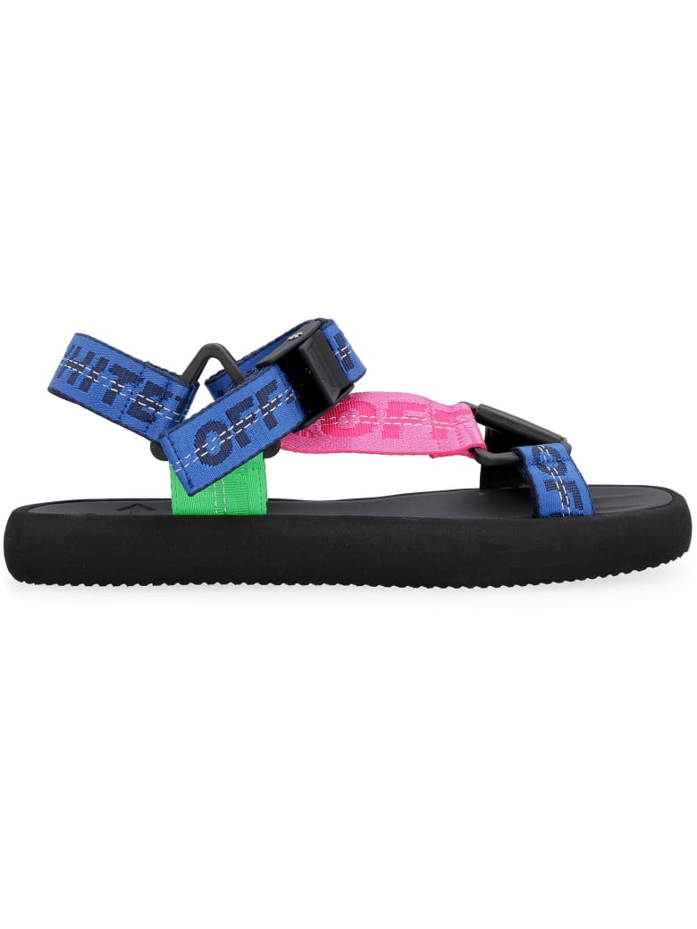 off white micro trek sandals