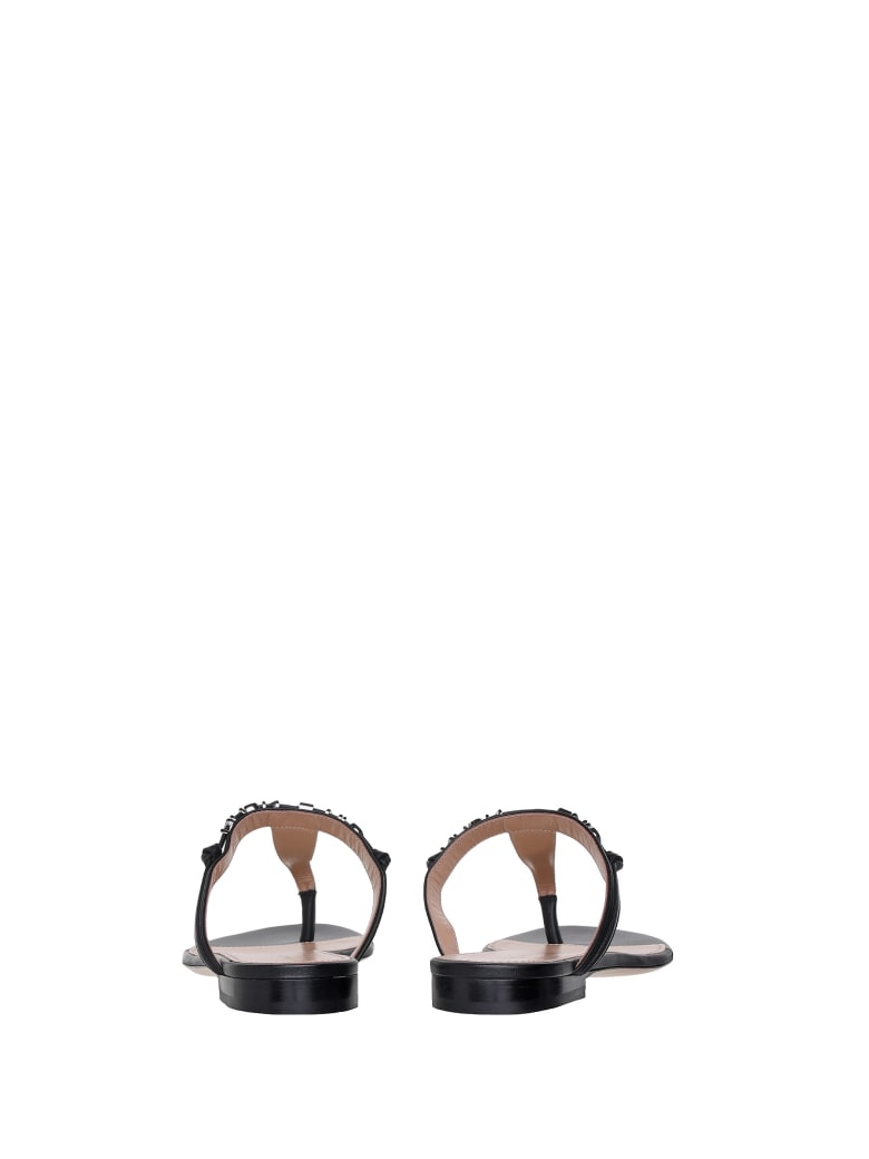 givenchy logo strap sandals