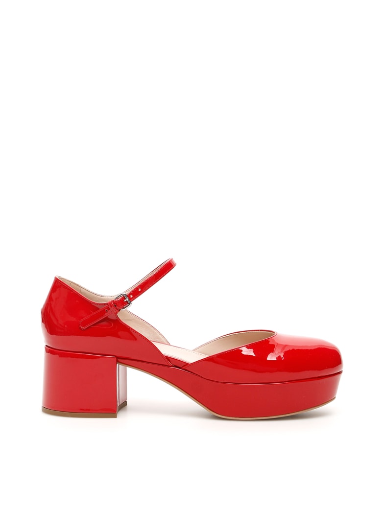 miu miu red heels