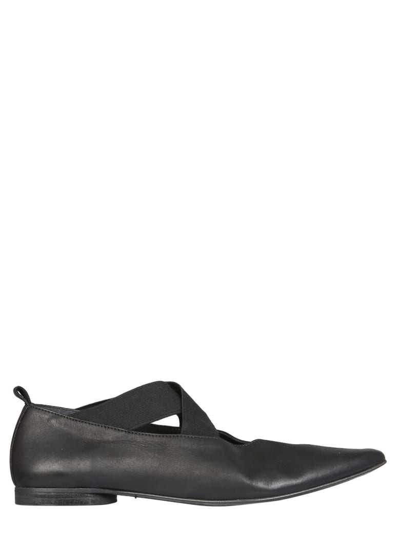 Uma Wang Leather Ballerinas - Nero