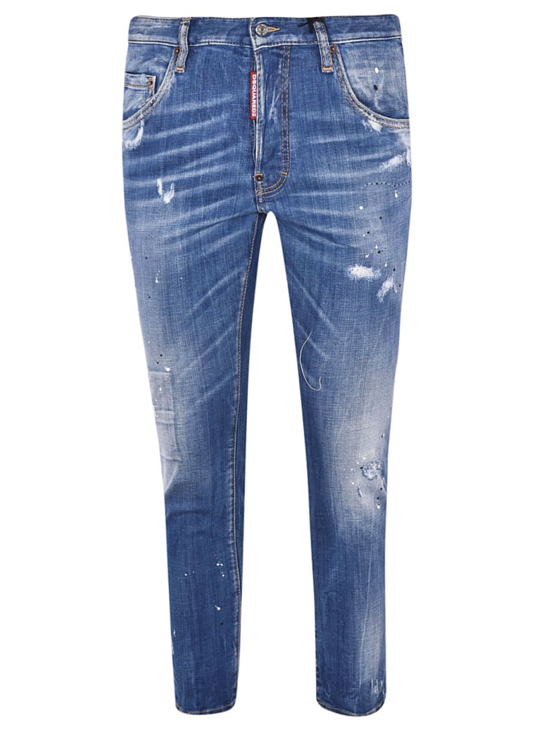 dsquared paint splatter jeans