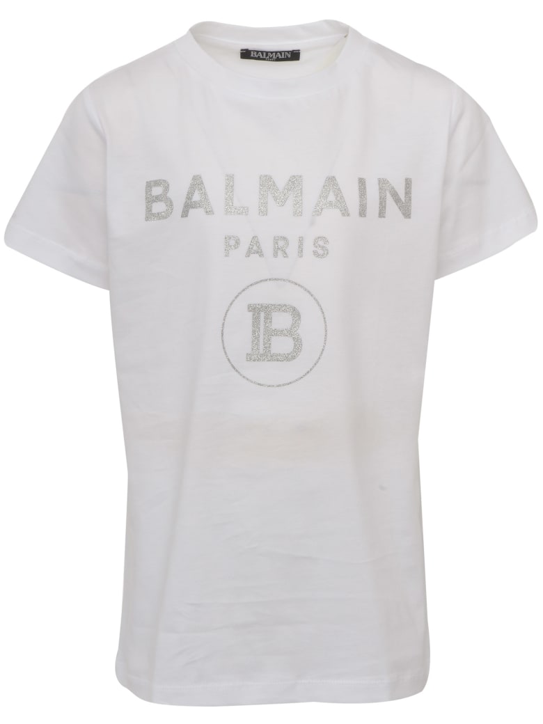 Balmain Balmain Paris Kids T-shirt - White - 11068253 | italist
