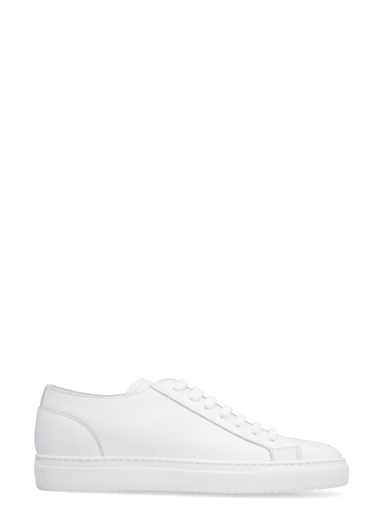 Doucal's Leather Low-top Sneakers - White