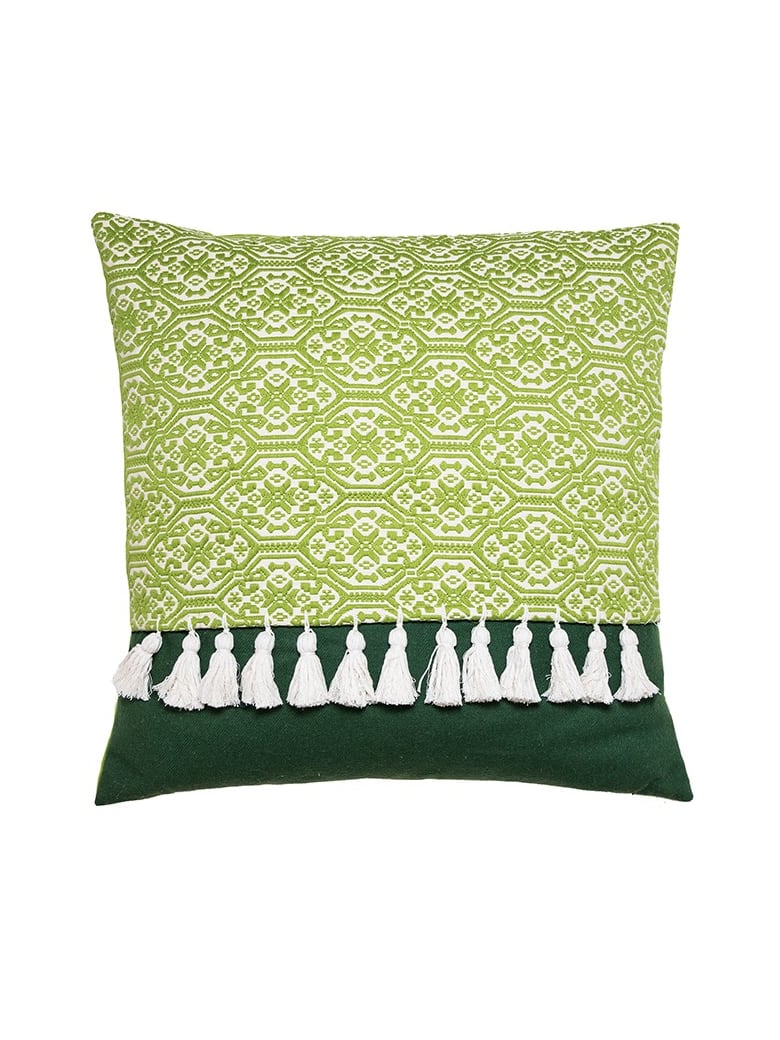 Le Botteghe su Gologone Cushions Trama 80x80 Cm - Green Fantasy