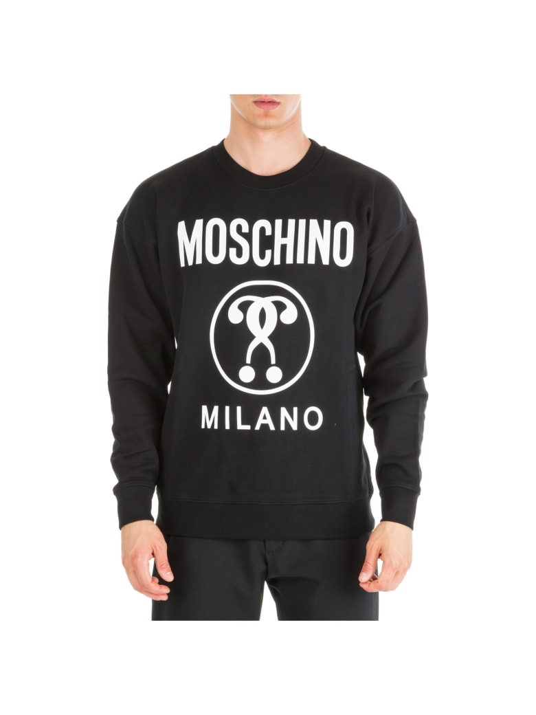 moschino question mark sweatshirt