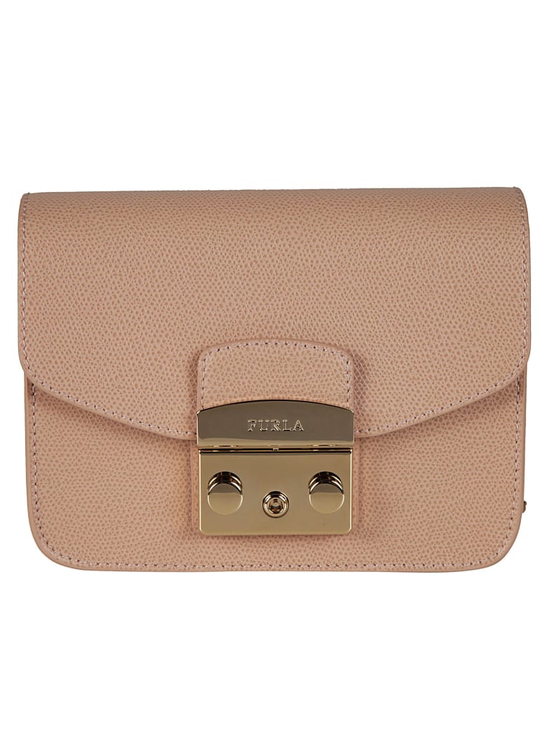 furla rose gold bag