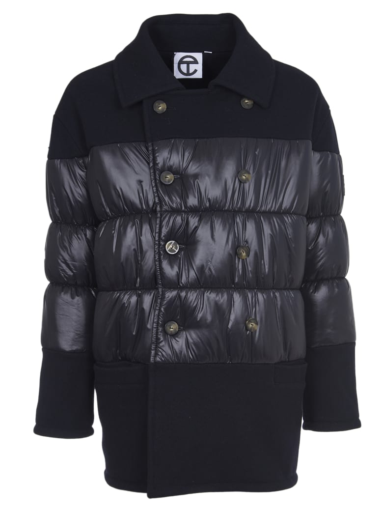 Telfar Puffy Jacket With Wool - Black