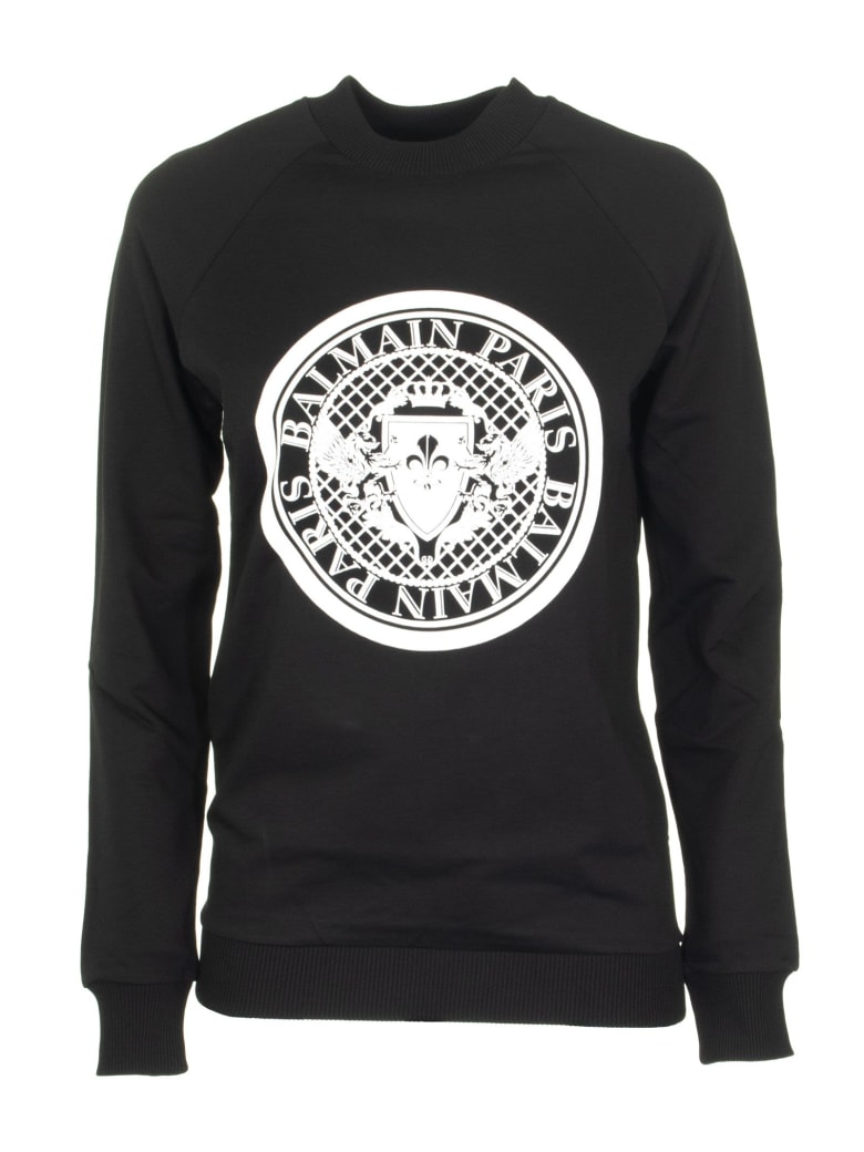 balmain black sweatshirt