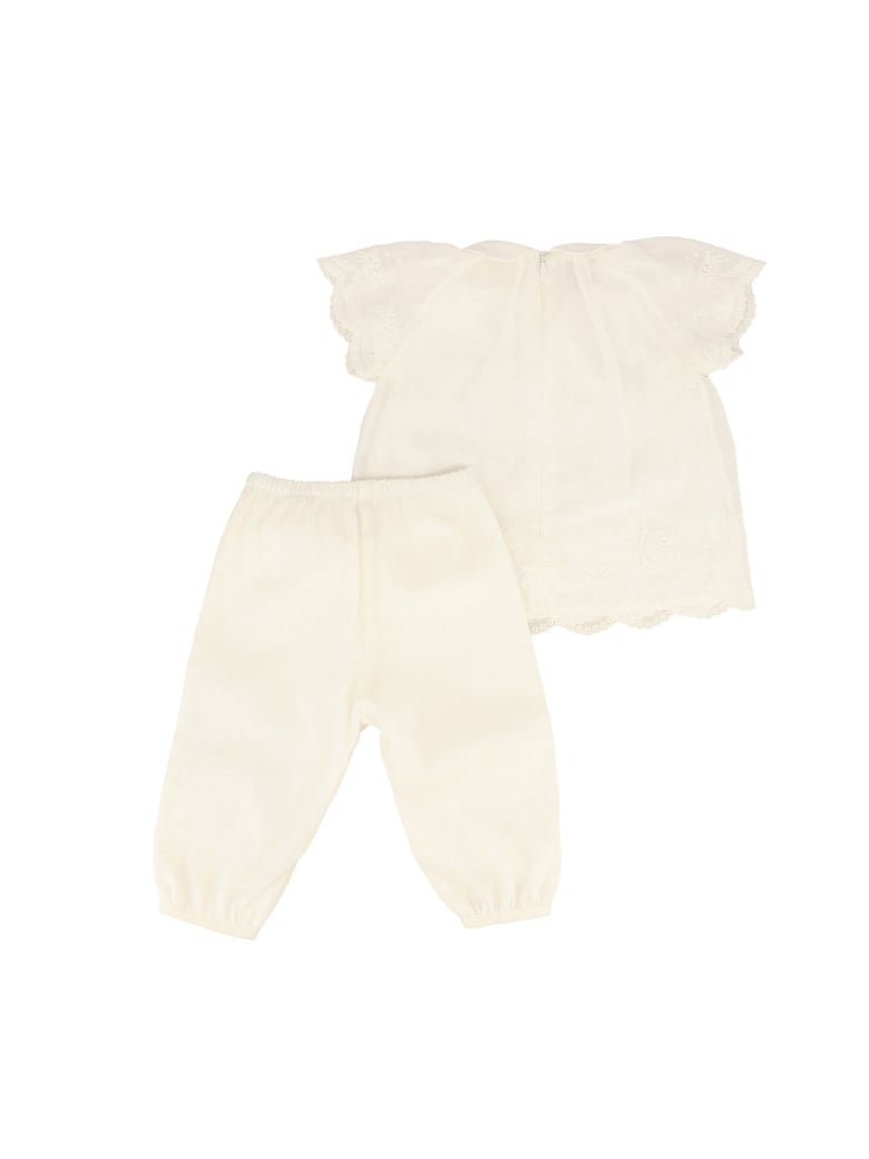 Chloé Shirt And Trouser Suit - White