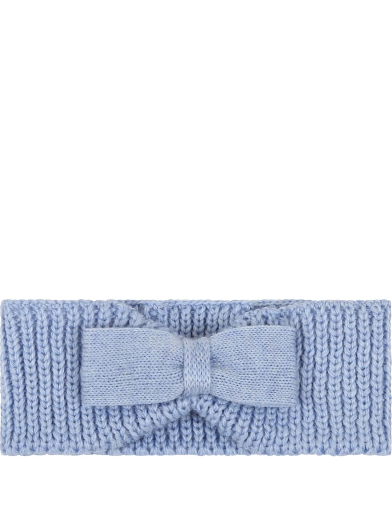 Little Bear Light Blue Headband For Babygirl - Light Blue