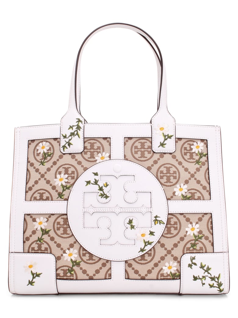 monogrammed leather tote