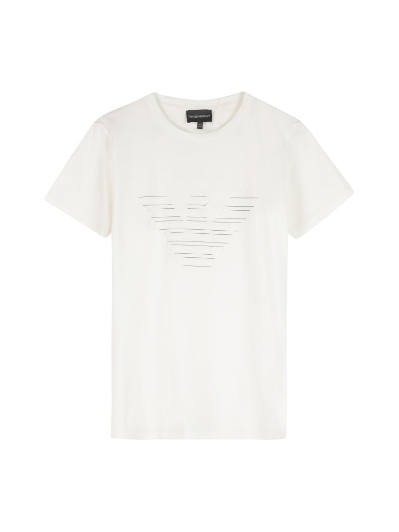 Emporio Armani Cotton Crew-neck T-shirt - White