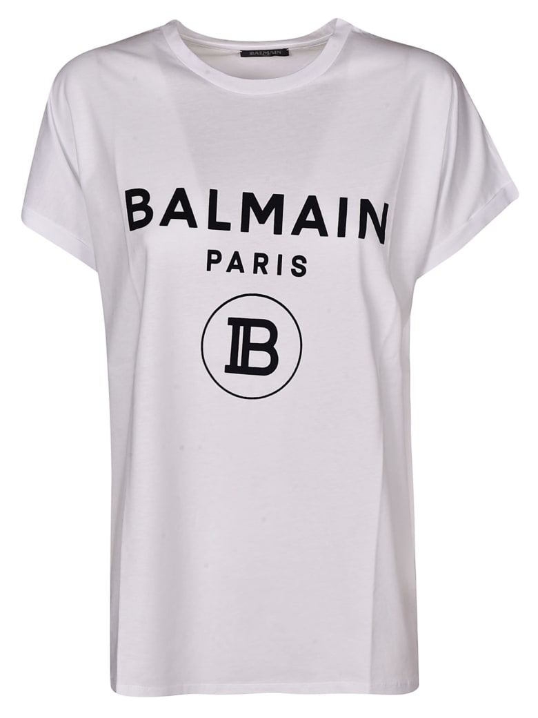 Balmain Balmain Logo Print T-shirt - 11009207 | italist