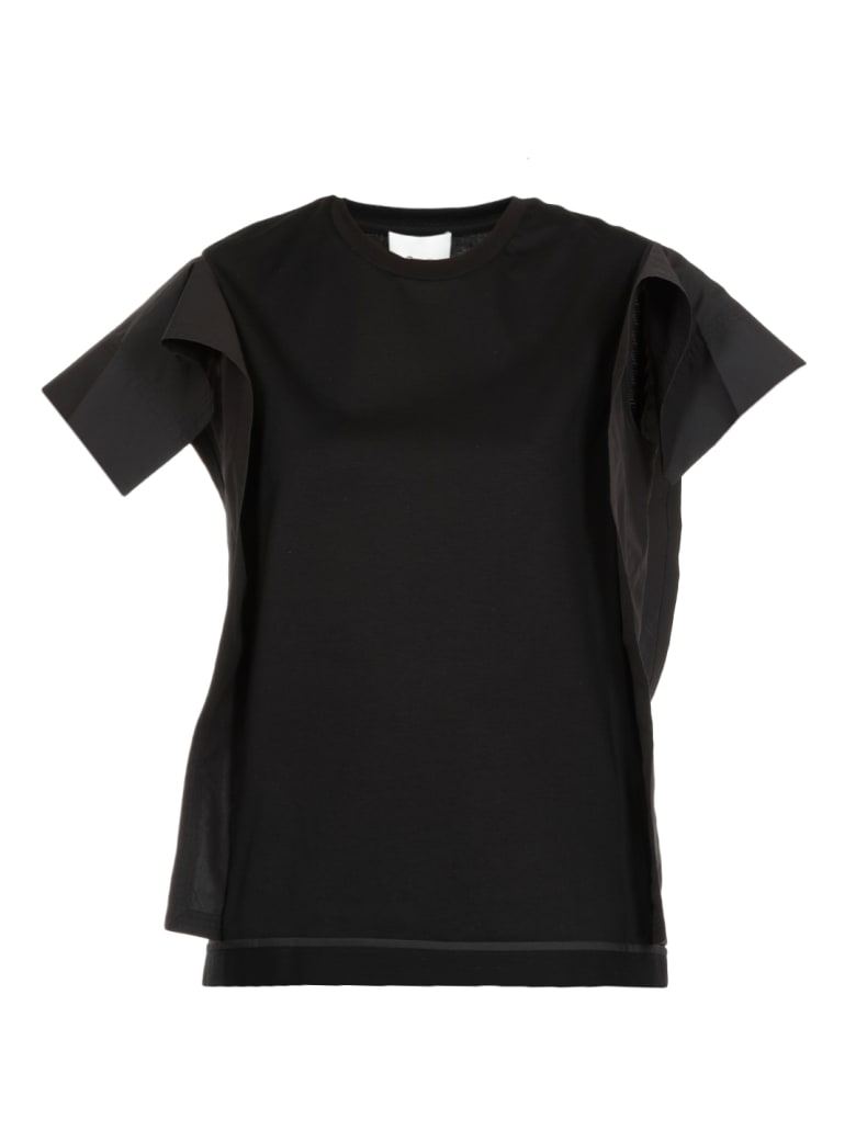 3.1 Phillip Lim Cotton T-shirt - BLACK