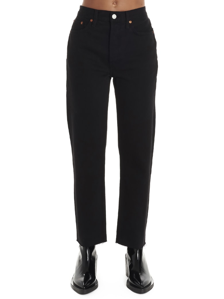 RE/DONE Re/done 'stove Pipe' Jeans - Black