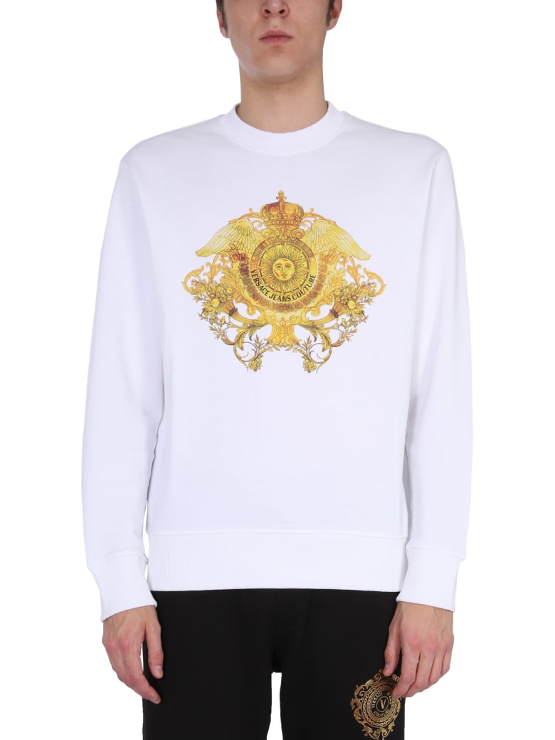 Versace Jeans Couture Crew Neck Sweatshirt - Bianco