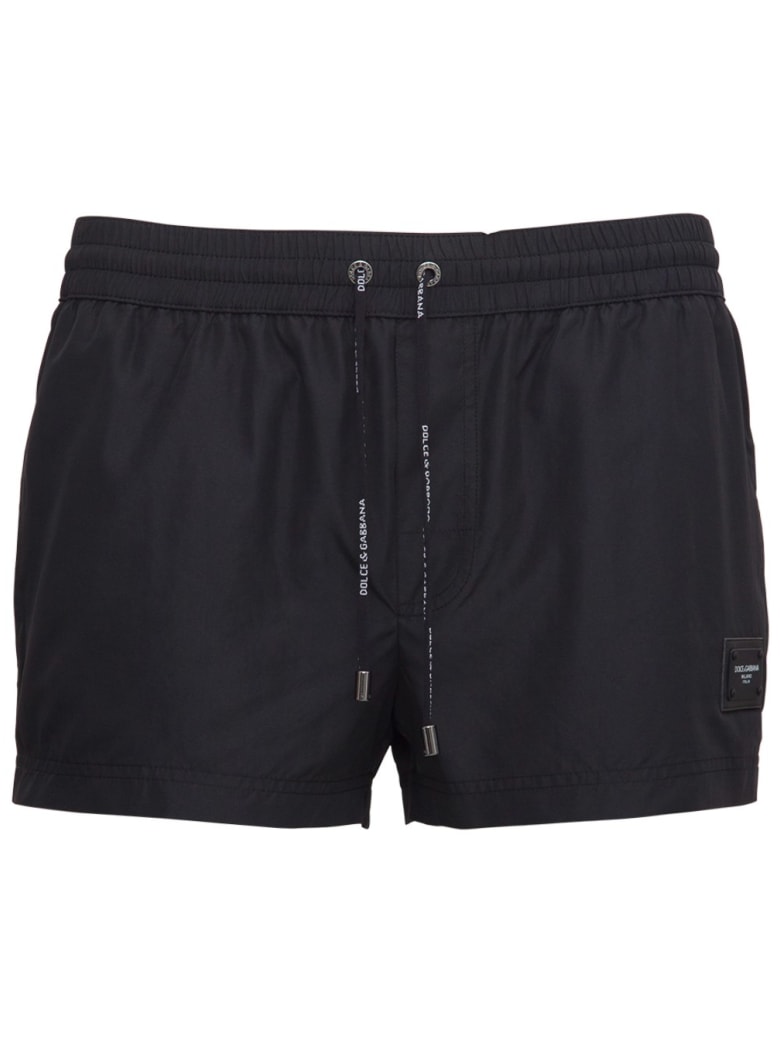 Dolce & Gabbana Black Nylon Swimsuit - Black