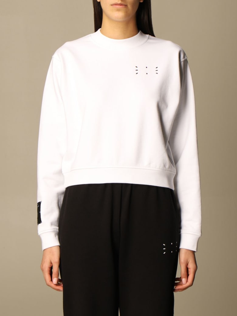 McQ Alexander McQueen Mcq Sweatshirt Mcq Crewneck Sweatshirt In Cotton With Logo - White