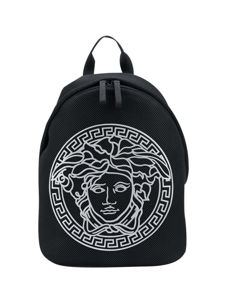 Young Versace Black Backpack - Nero