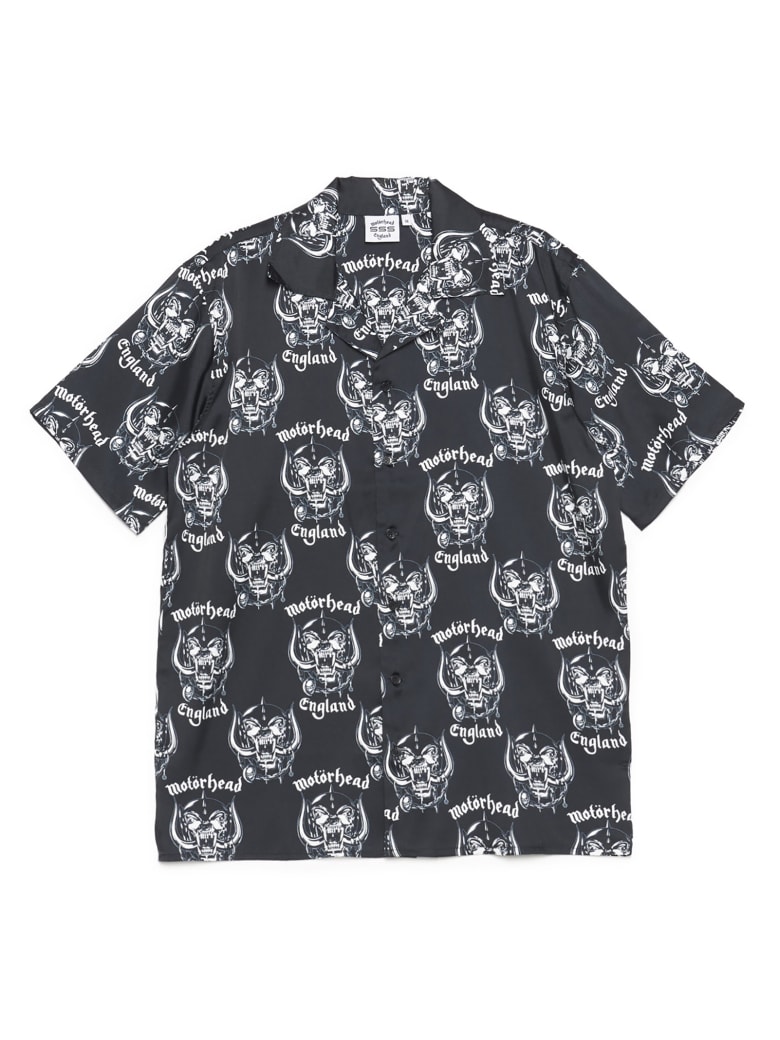 SSS World Corp 'snaggletooth' Shirt - Nero bianco
