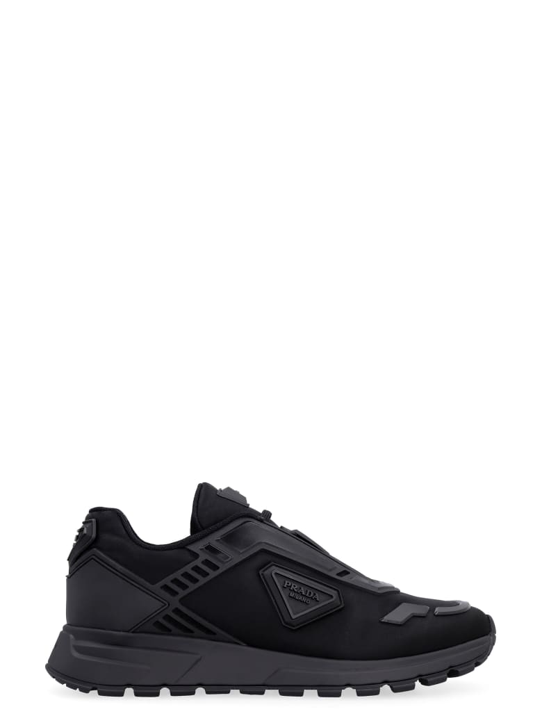 Prada Nylon Low-top Sneakers - black