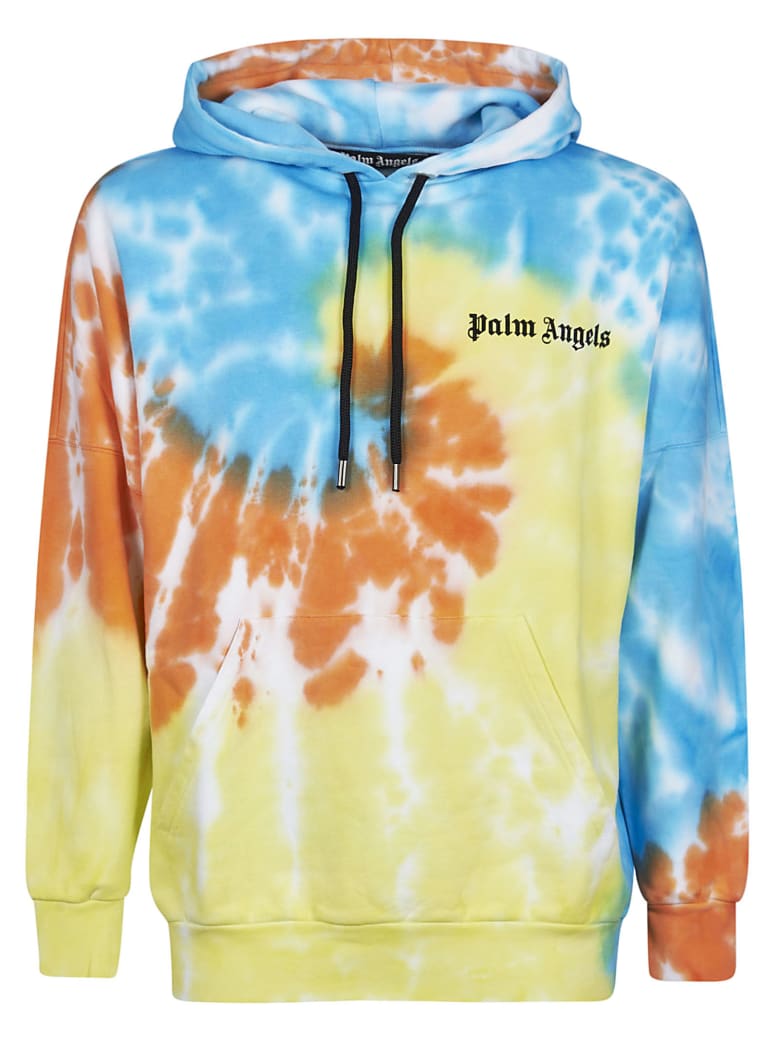 palm angels tie dye hoodie