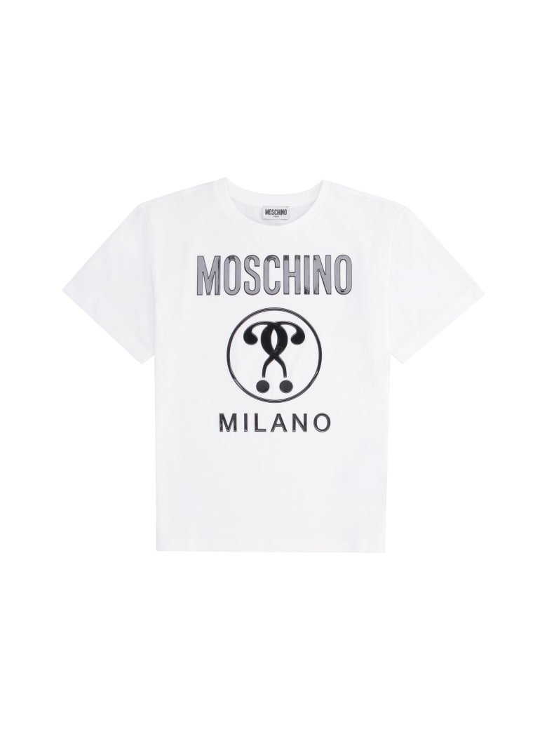 Moschino Cotton Crew-neck T-shirt - White