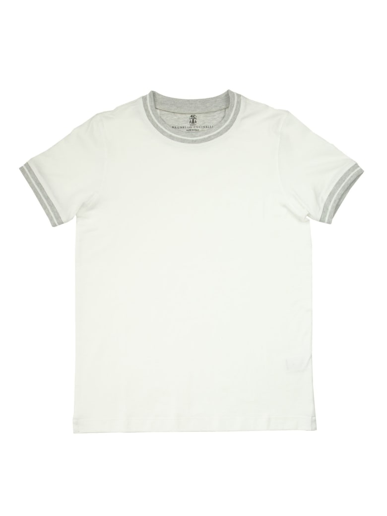 Brunello Cucinelli Jersey T-shirt - White