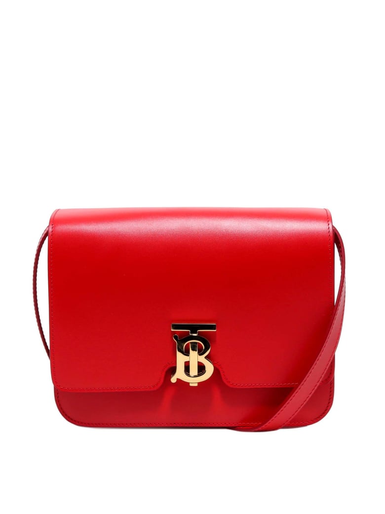 Burberry Medium Tb Bag Shoulder Bag - Red