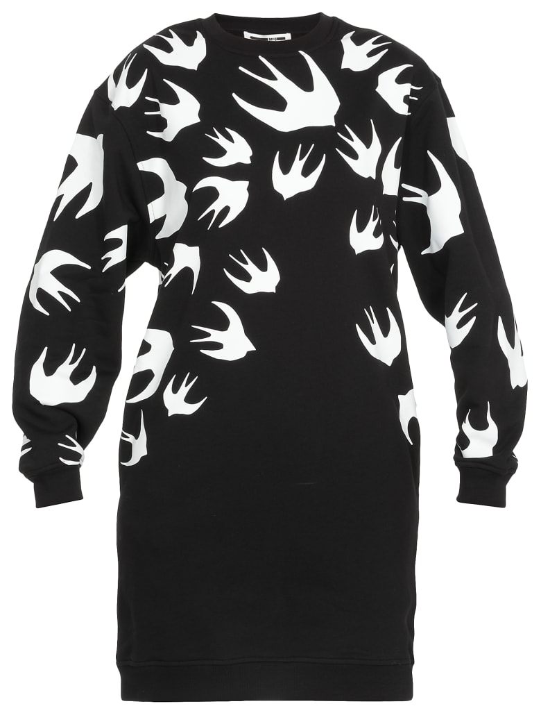 McQ Alexander McQueen Cotton Dress - Darkest Black