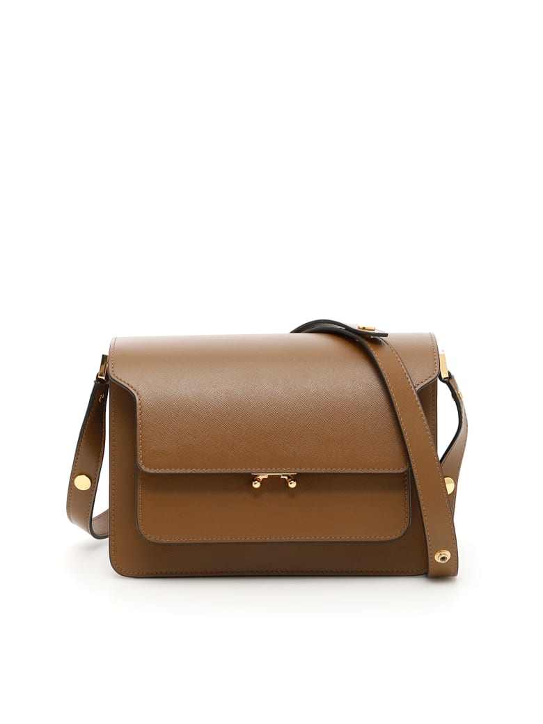 Marni Trunk Medium Bag - Beige