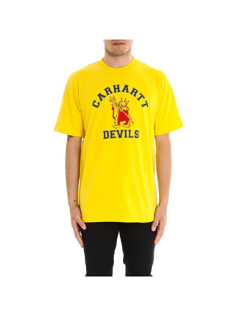 carhartt bene t shirt yellow