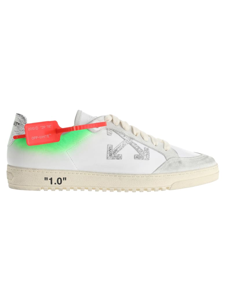 off white low top sneakers
