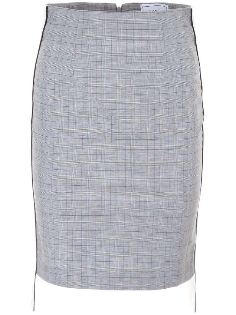 Forte Couture Midi Skirt With Logo