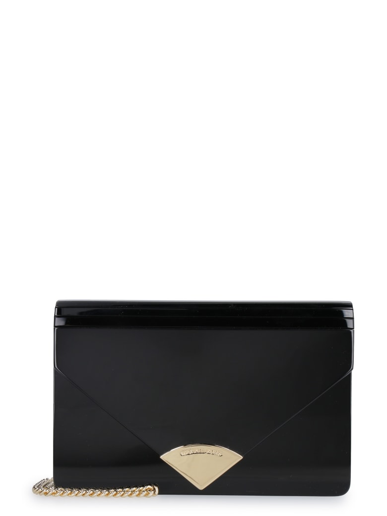 michael kors barbara clutch gold