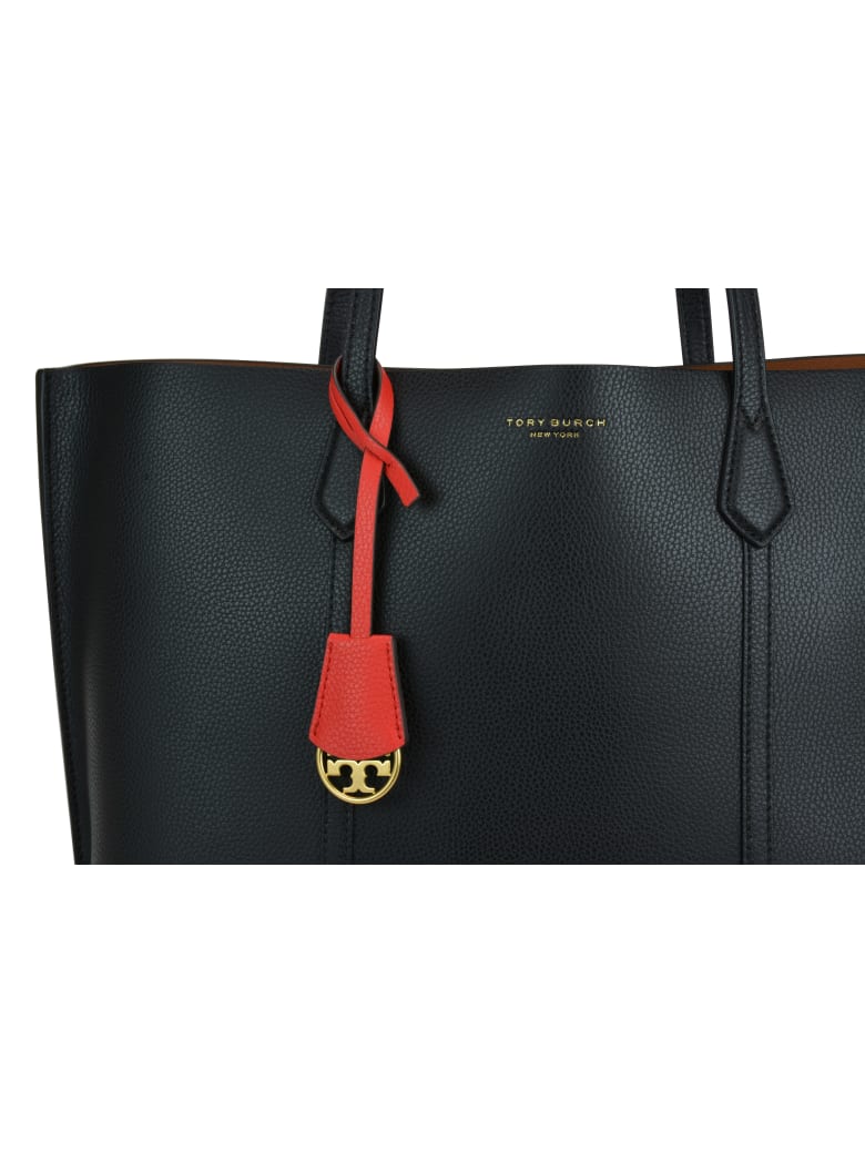 tory burch perry tote black