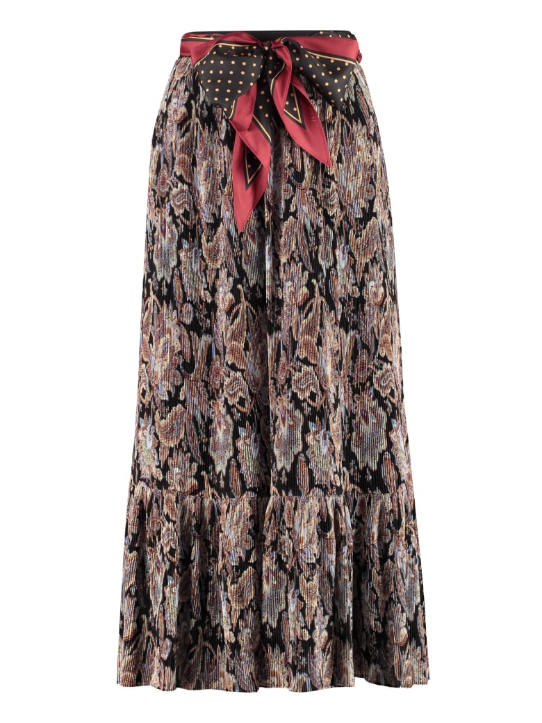 Zimmermann Ladybeetle Printed Pleated Skirt - Multicolor