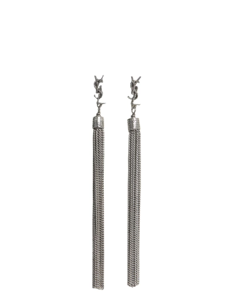 Saint Laurent Loulou Earrings - ARGENTO