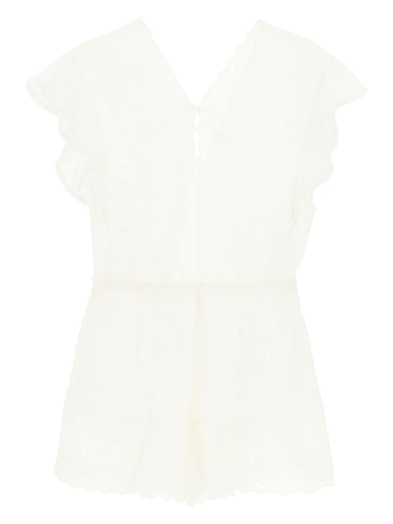Isabel Marant Étoile Sangallo Cotton Jumpsuit - WHITE (White)